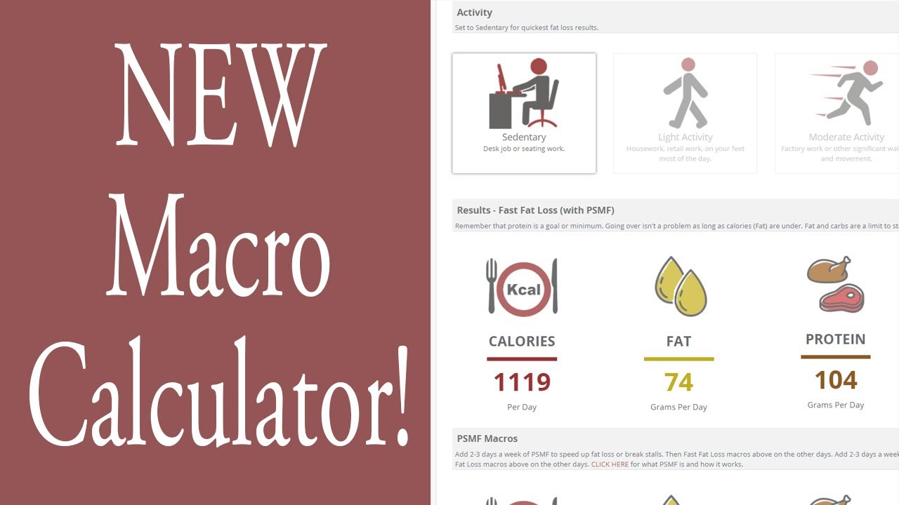 The BEST Macro Calculator that Includes PSMF Days!